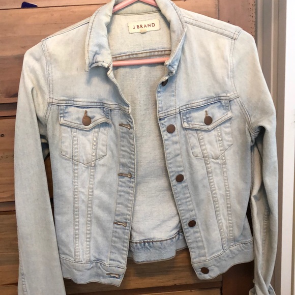 j brand slim denim jacket